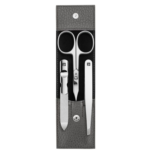 ZWILLING Beauty Classic Manicure Set 3pcs. Leather, Anthracite Hand- & Nagelpflegesets 1 ct