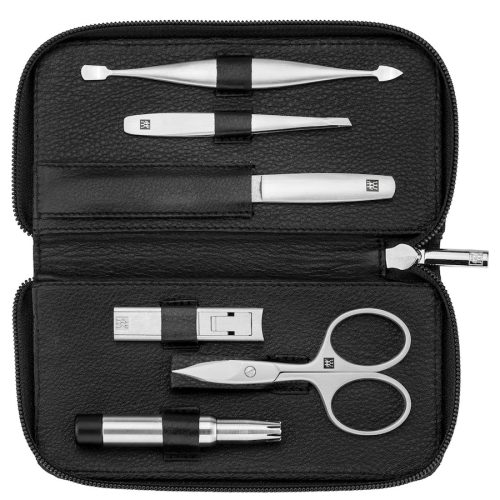 ZWILLING Beauty Premium Manicure Set 6pcs. Leather, Black Hand- & Nagelpflegesets 1 ct
