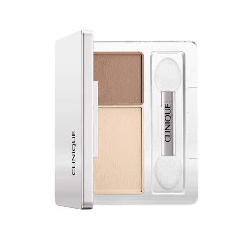 Clinique All About Shadow Duo Twilight Mauve / Brandided Lidschatten 2,2 g 4 - IVORY BISQUE/ BRONZE SATIN