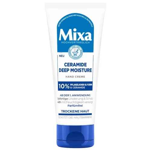 Mixa - Hautstärkende Handcreme, Ceramide Deep Moisture, 100  ml