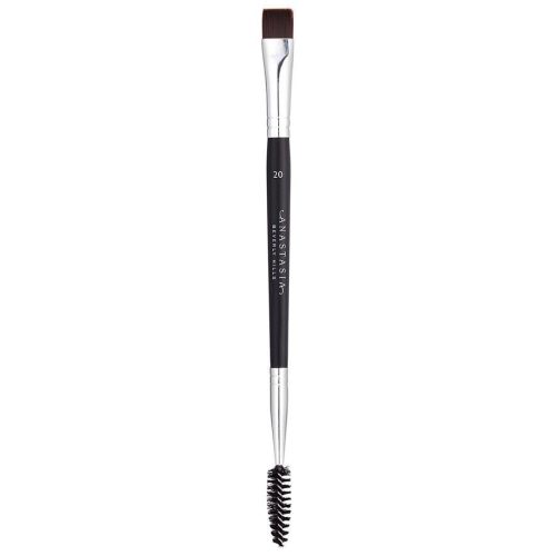 Anastasia Beverly Hills Brush(#20)-Duo Brow/Eye Liner Straight Cut/Spooley Lidschattenpinsel 1 ct