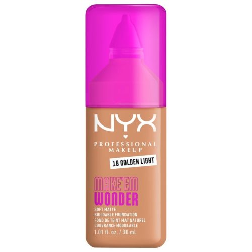 NYX-PROFESSIONAL-MAKEUP - Make 'EM Wonder Foundation, 30 ml,  Golden Light