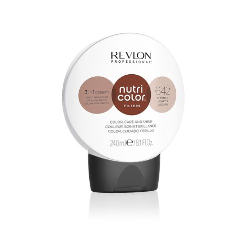 Revlon Professional Nutri Color 3 in 1 Cream Nr. 642 Haarkur & -maske 240 ml Braun