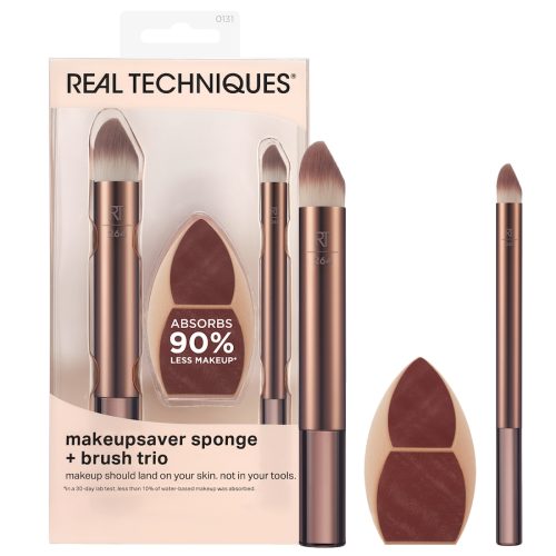 Real Techniques Makeupsaver Sponge + Brush Trio Make-up Schwämme 3 ct 3 Stück