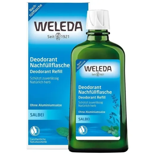 Weleda, Weleda Herbal Fresh Deo Spray Salbei Nachfüllflasche Deodorant Spray 200 ml