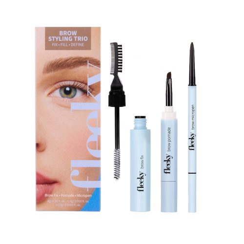 Fleeky Brow Set - 3-teiliges Augenbrauenset Sets & Paletten 1 ct dark brown