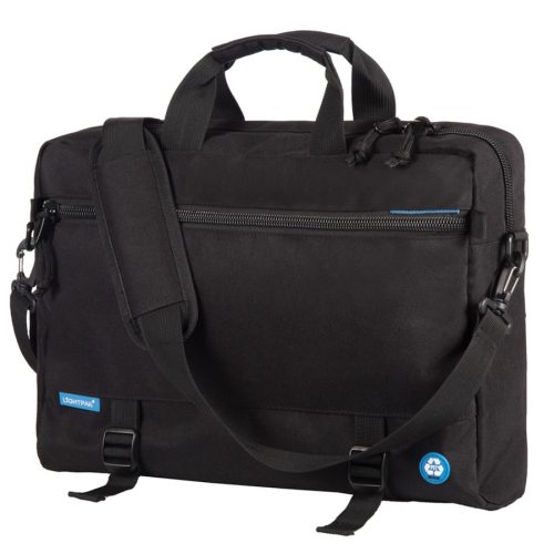 Lightpak RPET Aktentasche 43 cm Laptopfach Laptoptaschen 1 ct Schwarz Herren