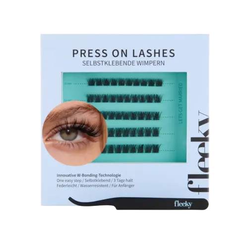Fleeky, fleeky Press-On Lashes Glam ? voluminöser Look Wimpern 50 Stk Let's Get Married