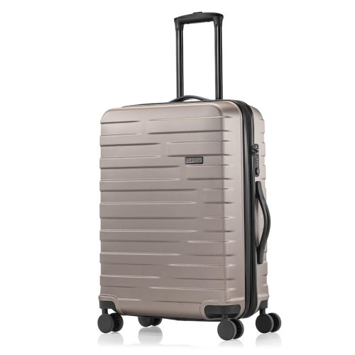 Pack Easy Clipper by Pack Easy Kosmo 4 Rollen Trolley 67 cm mit Dehnfalte Reisetaschen 1 ct Silber Herren