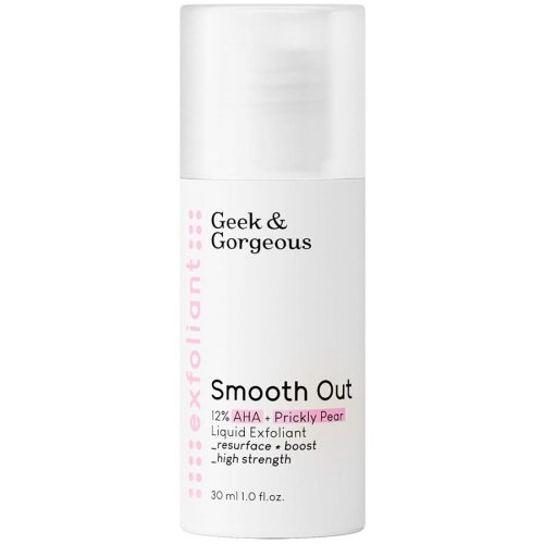 Geek & Gorgeous, Geek & Gorgeous Smooth Out 12% AHA + Cactus Liquid Gesichtspeeling 30 ml