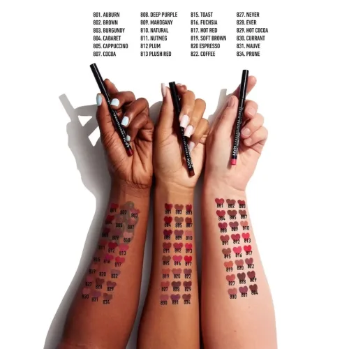 NYX-PROFESSIONAL-MAKEUP, NYX Professional Makeup Slim Lip Pencil, Soft Brown