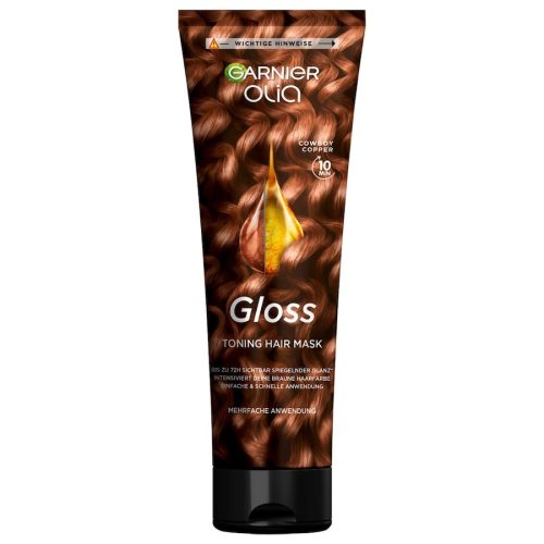 Garnier Olia Gloss Tinted Hair Mask Coloration 150 ml Braun