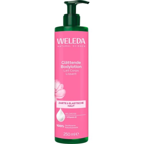 Weleda - Glättende Bodylotion – 24h Feuchtigkeit, Pflege & Geschmeidigkeit für samtig glatte Haut, 250 ml