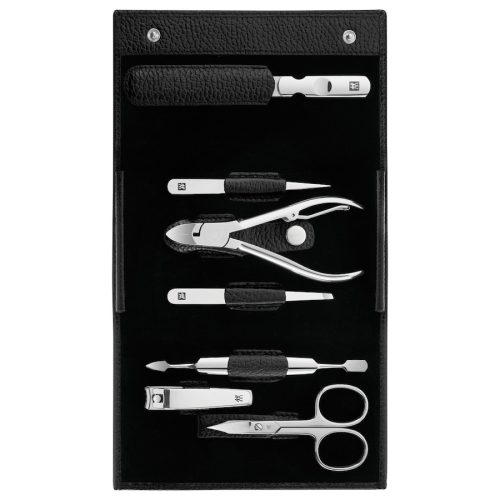 ZWILLING Beauty Classic Manicure Set 7pcs. Leather, Black Nägel kürzen 1 ct