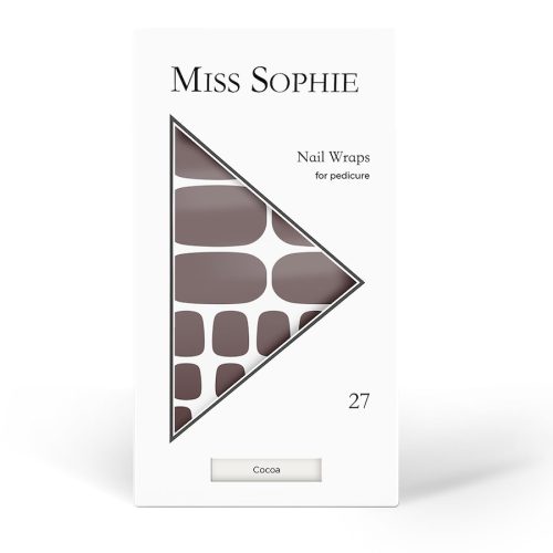 Miss Sophie Nail Wraps for pedicure Nageldesign 1 ct Cocoa