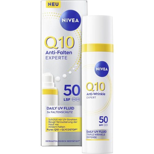 Nivea - Q10 Anti-Falten Daily UV Fluid LSF 50, 40 ml