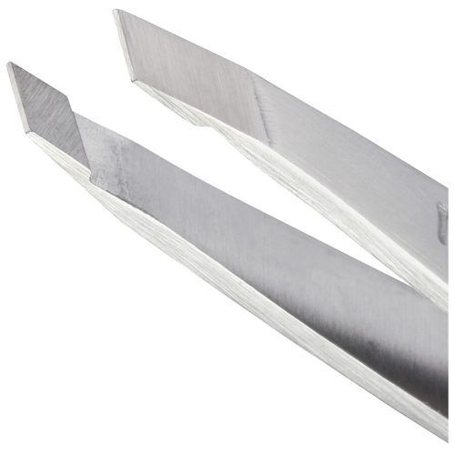 Tweezerman Mini Slant Tweezer - Silver Pinzetten 1 ct