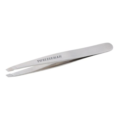 Tweezerman Slant Tweezer - Silver Pinzetten 1 ct 1 Stück