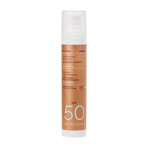 KORRES RED GRAPE SPF50 Anti-Aging + Anti-Dark-Spot Sonnenschutz 50 ml Damen