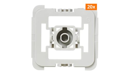Homematic Ip, Homematic IP Smart-Home-Zubehör "Adapter für Gira 55 - 20Stück (103091A1)"
