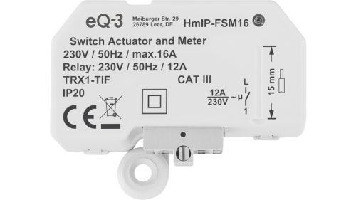 Homematic Ip, Homematic IP Schaltaktor mit Messfunktion HmIP-FSM16