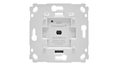 Homematic Ip, Homematic IP Wandtaster Homematic IP Funk Wandtaster für Markenschalter ? 2-fach, 230 V