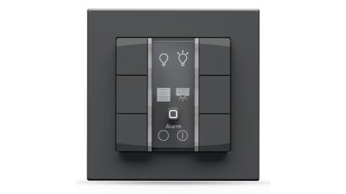 Homematic Ip, Homematic IP Wandtaster Homematic IP Funk Wandtaster ? 6-fach, 230 V, anthrazit