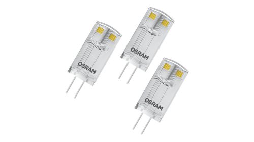 OSRAM HOMELIGHTING, OSRAM HOMELIGHTING 4058075449985 LED EEK F (A - G) G4 Spezialform 0.9 W = 10 W Warmweiß (Ø x L) 12 mm x 33 mm 3 St.