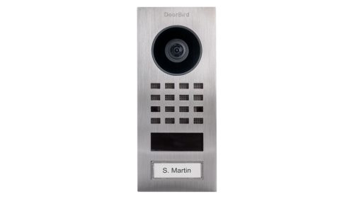 Doorbird, Doorbird - IP Video Türstation D1101V Aufputz, Edelstahl V2A, gebürstet, 1 Ruftaste, inkl. Aufputzgehäuse, Multicolor