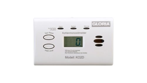 Gloria, Gloria KO2D Kohlenmonoxid-Melder batteriebetrieben detektiert Kohlenmonoxid