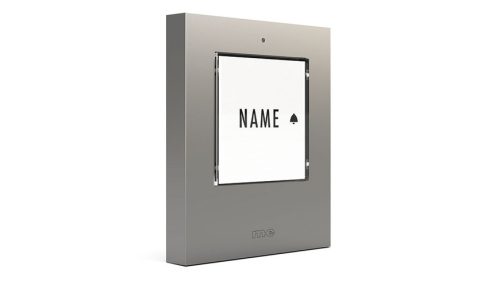 m-e modern-electronics, m-e modern-electronics 41302 Funkklingel Sender beleuchtet, mit Namensschild