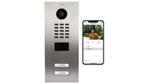 Doorbird, DoorBird D2102V IP-Video-Türsprechanlage LAN Außeneinheit Edelstahl V4A (gebürstet)