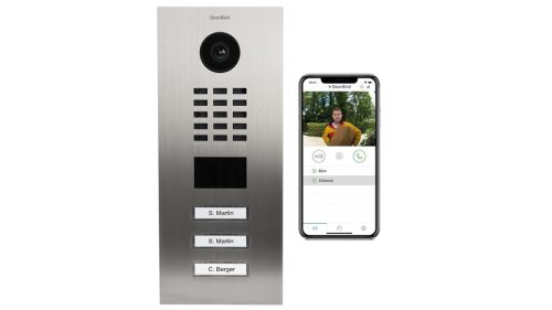 Doorbird, DoorBird D2103V IP-Video-Türsprechanlage LAN Außeneinheit Edelstahl V2A (gebürstet)