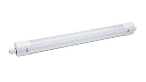 EnovaLite, ENOVALITE LED Feuchtraumleuchte PRO 18W 4000K Neutralweiß Wannenleuchte Fast Connector Durchschleifbar 65cm IP65 Weiß