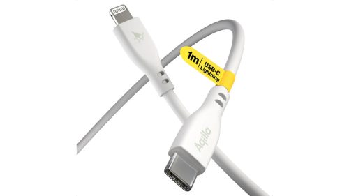 Aqiila, Aqiila Cablebird CS21 USB-C® Kabel USB 2.0 Apple Lightning Stecker 1.00 m Weiß AQCBPBIC3SI836