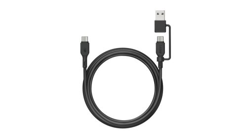 GP, GP USB-Kabel USB-C®, USB-A Stecker 1.50 m Schwarz GPCBCCBVBKUSB971