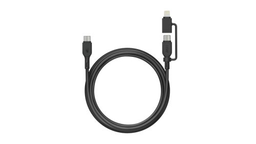 GP, GP USB-Kabel USB-C®, Apple Lightning Stecker 1.50 m Schwarz GPCBCXBPBKUSB964