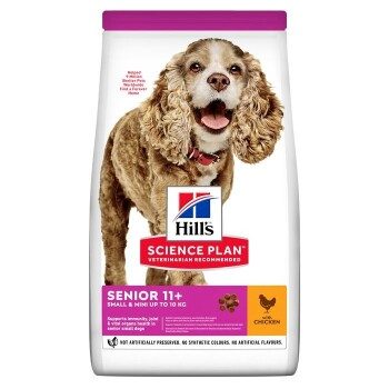 Hill's Science Plan Senior Small & Mini Huhn Trockenfutter für Hunde 1,5 kg
