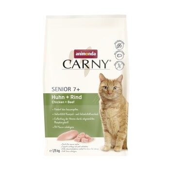 animonda Carny Trockenfutter Katze Senior, Huhn und Rind 1.75 kg