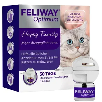 Feliway Optimum Start-Set zur Vorbeugung von Stressverhalten 48ml