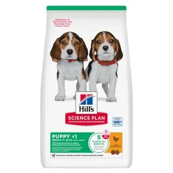 Hill's Science Plan Trockenfutter Hund, Medium Puppy mit Huhn 14 kg