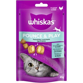 Whiskas Snack Pounce & Play mit Poulet 45 g