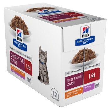 Hill's Hill?s Prescription Diet i/d Digestive Care, Nassfutter Kitten, Multipack, mit Huhn