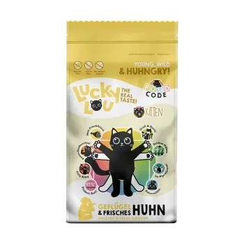 Lucky Lou Trockenfutter für Katzenkinder, Food Code, Geflügel & Huhn 9 kg