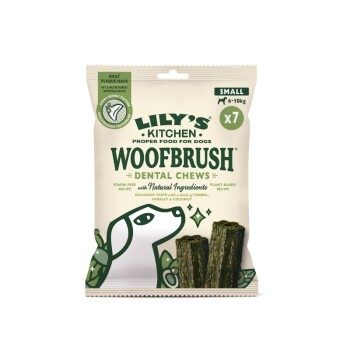 LILY'S KITCHEN Woofbrush Zahnkauartikel für Hunde 7 Stück für kleine Hunde 7x22 g