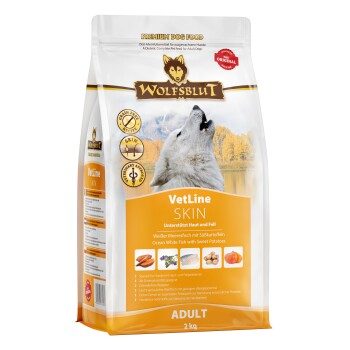 WOLFSBLUT Adult VetLine Skin, Weißer Meeresfisch 2 kg