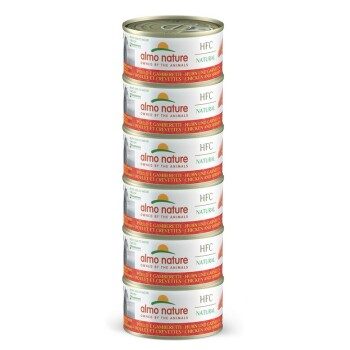 Almo nature Almo HFC 6x70g Huhn und Garnele