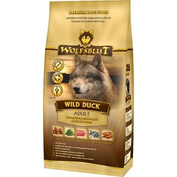 WOLFSBLUT Trockenfutter Hund Adult Wild Duck 2 kg