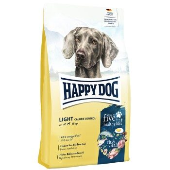 HAPPY DOG fit & vital Trockenfutter Hund Adult, Light Calorie Control 12 kg