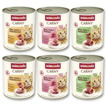 animonda Carny Nassfutter Katze Adult, Mixpaket 6x800 g Mixpaket 2
